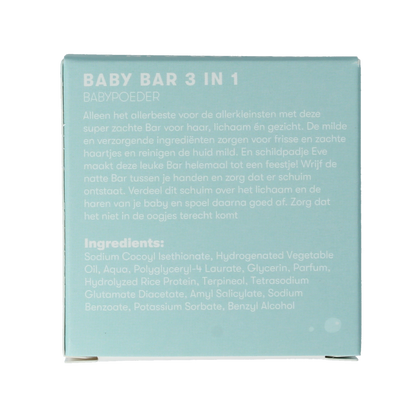Shampoobars 3-in-1 Baby bar babypoeder 60.00 Gram
