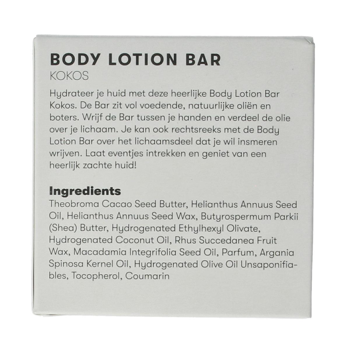 Shampoobars Body lotion bar kokos 45.00 Gram