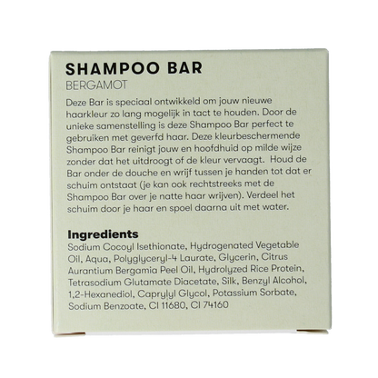 Shampoobars Shampoo bar bergamot 60.00 Gram