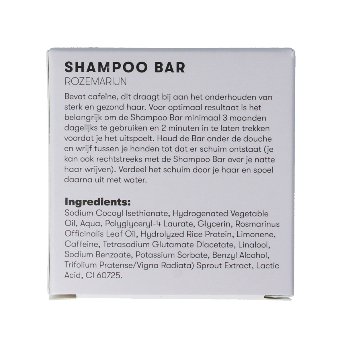 Shampoobars Shampoo bar rozemarijn 60.00 Gram