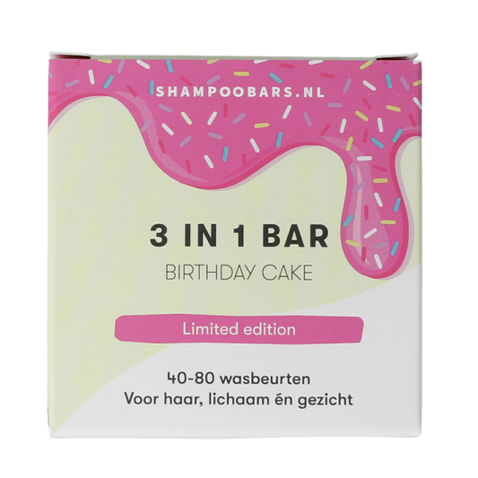 Solyd 3 in 1 bar birthday cake 60.00 Gram