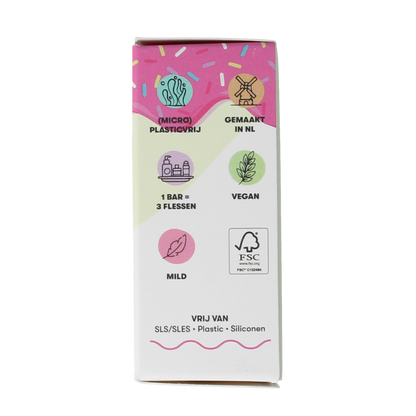 Shampoobars 3 in 1 bar birthday cake 60.00 Gram