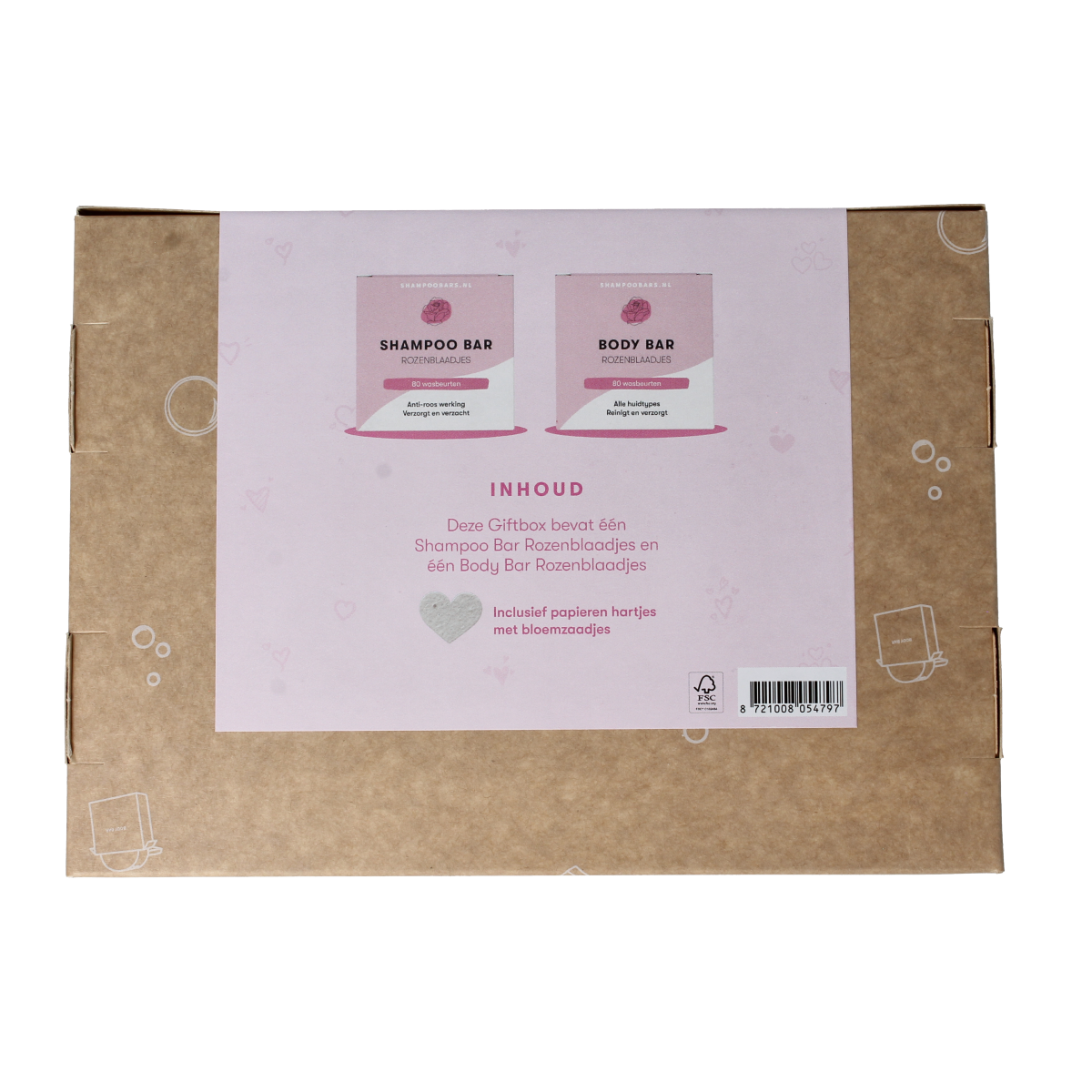 Shampoobars Giftbox barstens vol liefde 1.00 Set