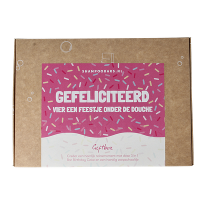 Shampoobars Giftbox gefeliciteerd 1.00 Set