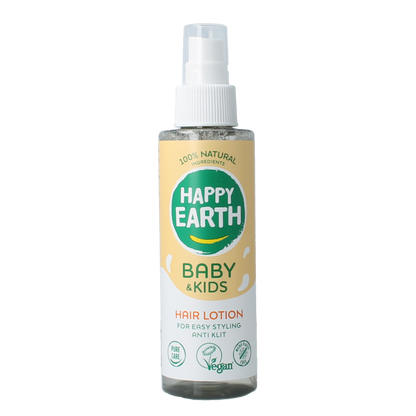 Happy Earth Hairlotion voor baby & kids 150 Milliliter