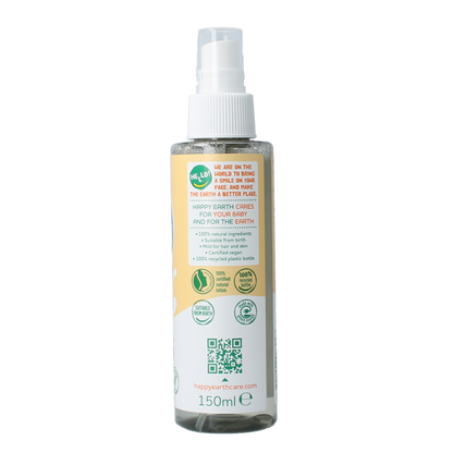 Happy Earth Hairlotion voor baby & kids 150 Milliliter