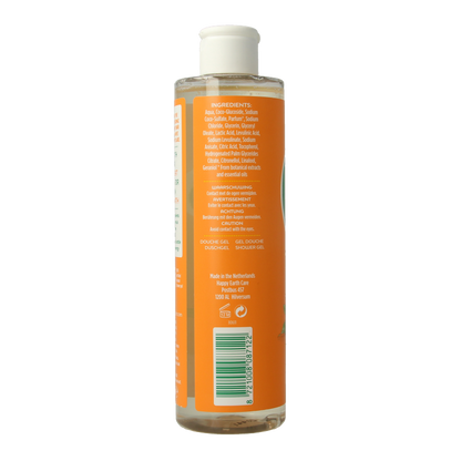 Happy Earth Pure showergel rose petitgrain 300 Milliliter