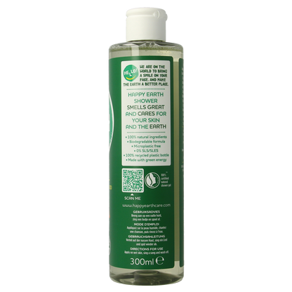 Happy Earth Douchegel bergamot cedarwood 300.00 Milliliter