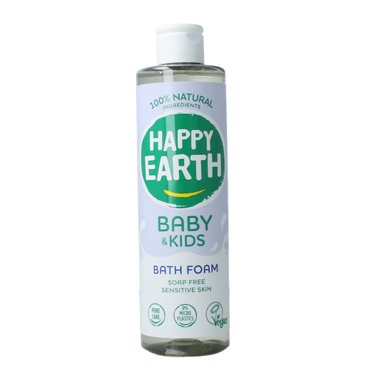 Happy Earth Badschuim voor baby en kids 300 Milliliter