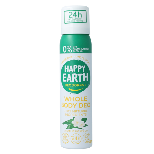 Happy Earth Deodorant bodyspray jasmine ho wood 100.00 Milliliter