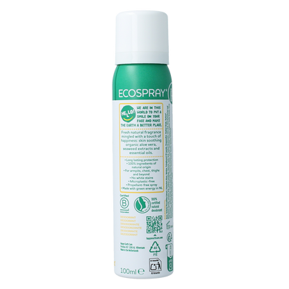 Happy Earth Deodorant bodyspray jasmine ho wood 100.00 Milliliter