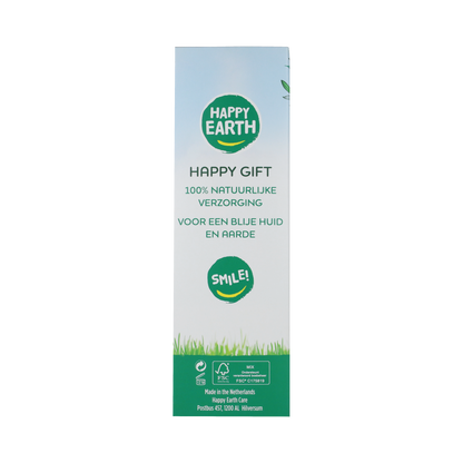 Happy Earth Giftset Cedar Lime Doucheg & Lavender Ylang Handz 1.00 Stuks