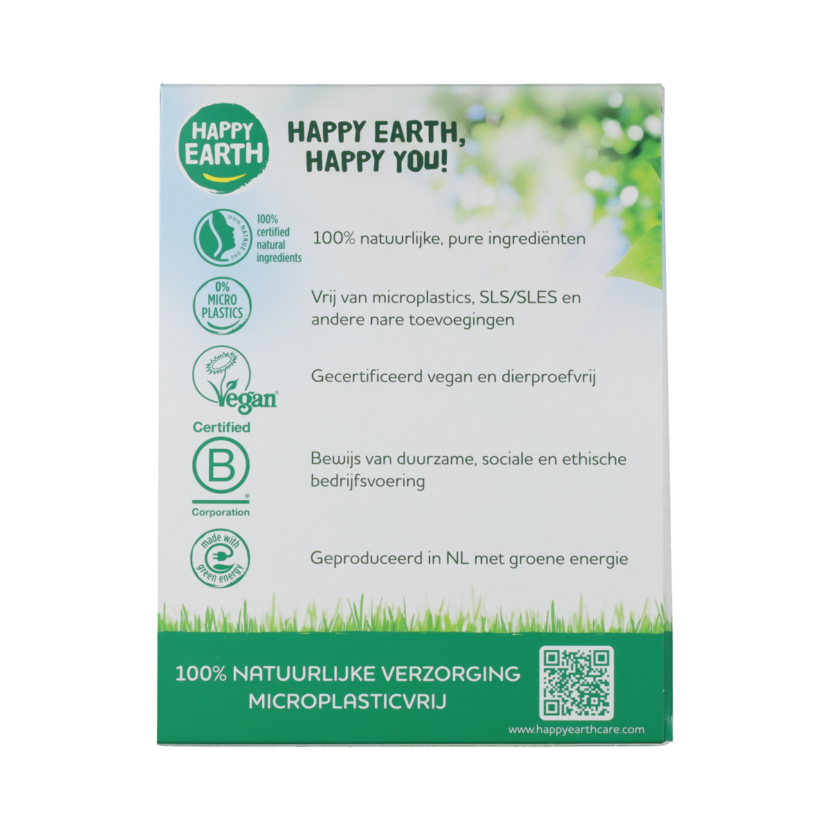 Happy Earth Giftset Cedar Lime Doucheg & Lavender Ylang Handz 1.00 Stuks