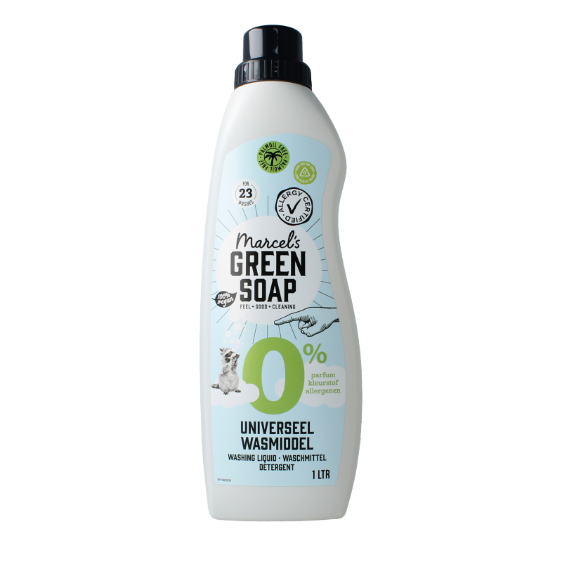 Marcel's Green Soap Wasmiddel universeel 0% 1 Liter