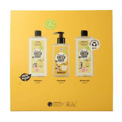 Marcel's Green Soap Giftset vanille & kersenbloesem 1 Set