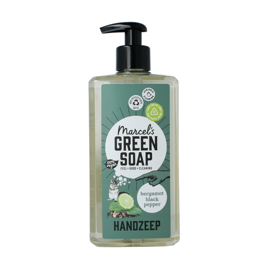Marcel's Green Soap Handzeep bergamot & black pepper 500 Milliliter