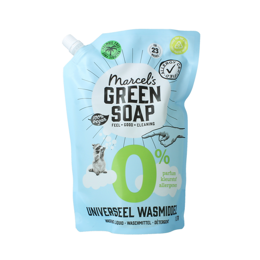 Marcel's Green Soap Wasmiddel universeel 0% navul 1.00 Liter