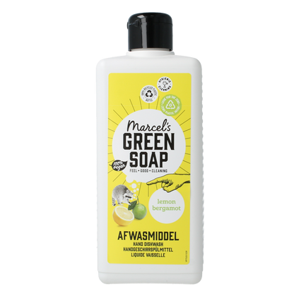 Marcel's Green Soap Afwasmiddel lemon & bergamot 500 Milliliter