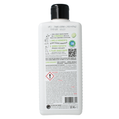 Marcel's Green Soap Afwasmiddel lemon & bergamot 500 Milliliter
