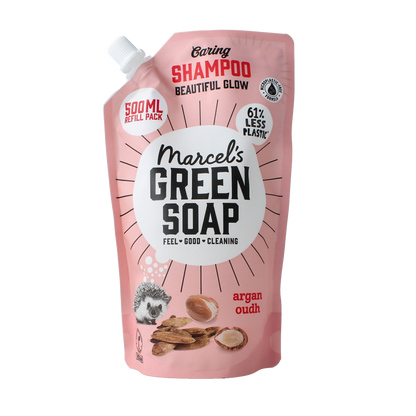 Marcel's Green Soap Shampoo argan & oudh navulling 500.00 Milliliter