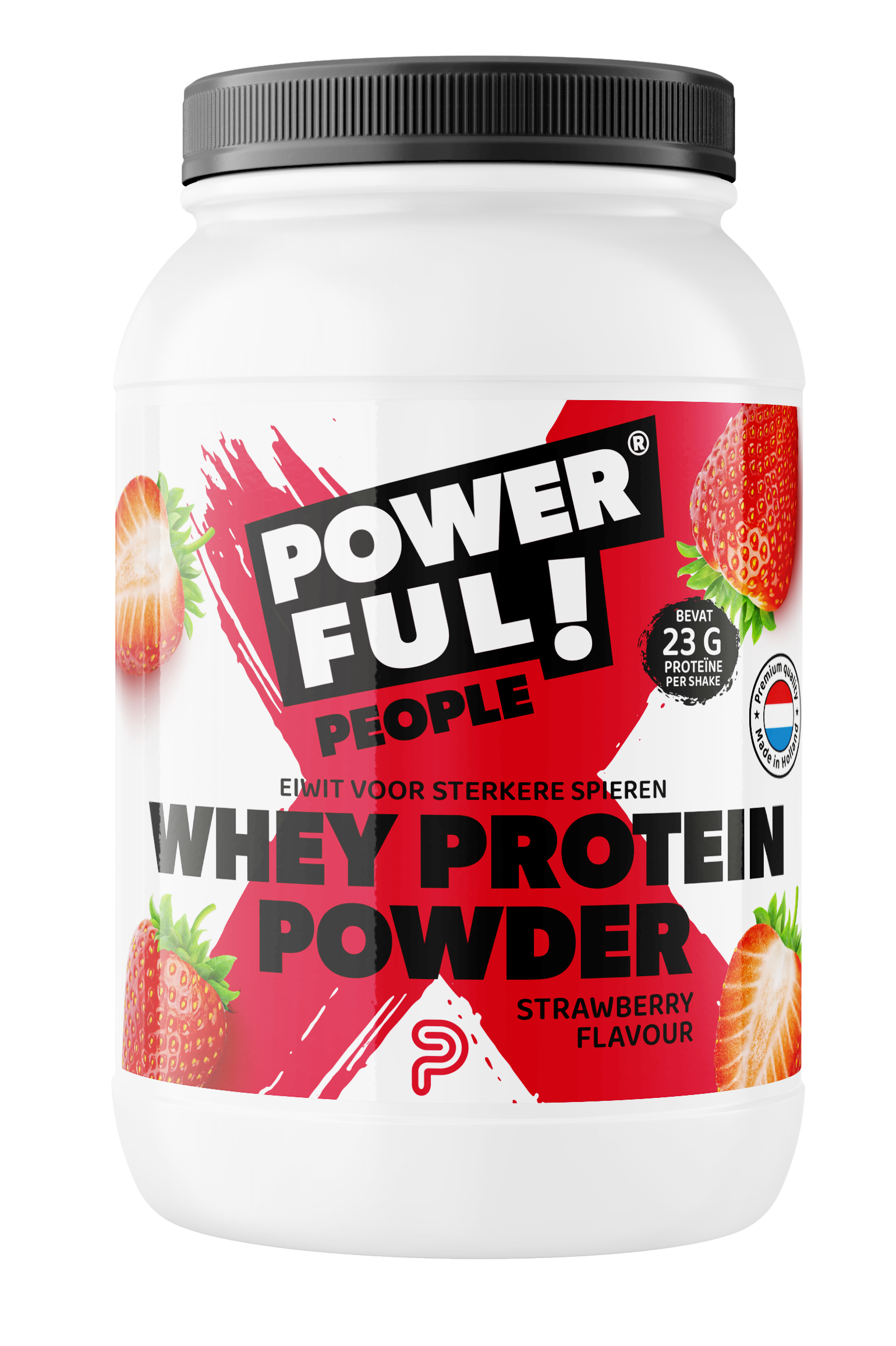 Powerful People  Whey protein powder strawberry 400.00 Gram