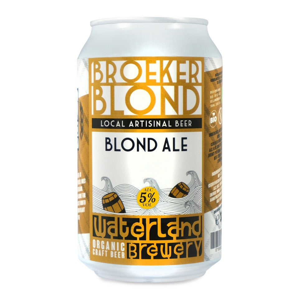 Waterland Brewery Belgian-ale Broeker blonde bio 330.00 Milliliter