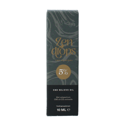 Zendrops CBD relieve oil original 5% 10 Milliliter