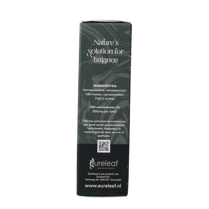 Zendrops CBD olie 5% hennepzaadolie 10.00 Milliliter