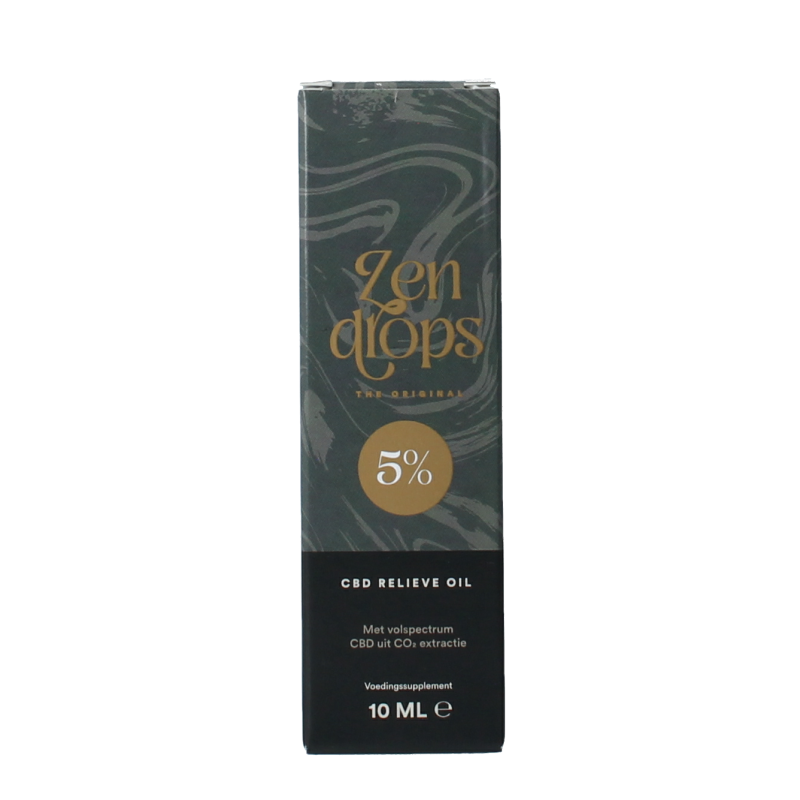 Zendrops CBD relieve oil original 5% 10 Milliliter