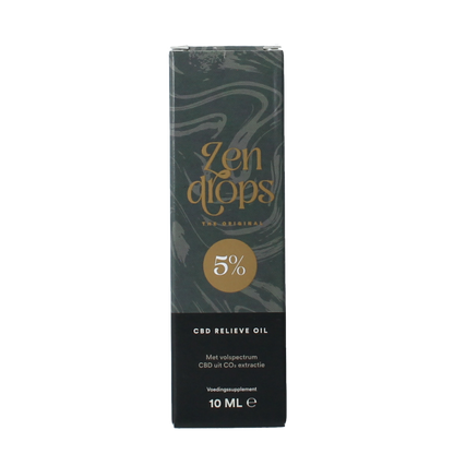 Zendrops CBD olie 5% hennepzaadolie 10.00 Milliliter