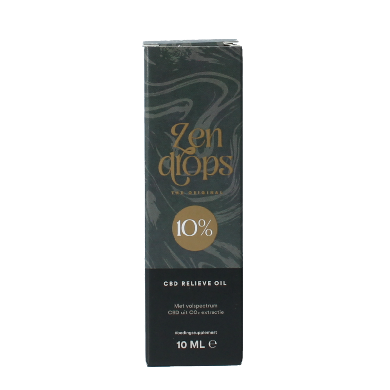 Zendrops CBD relieve oil original 10% 10 Milliliter