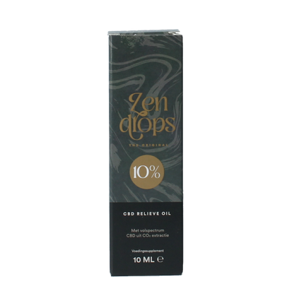Zendrops CBD relieve oil original 10% 10 Milliliter