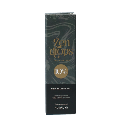 Zendrops CBD olie 10% hennepzaadolie 10.00 Milliliter