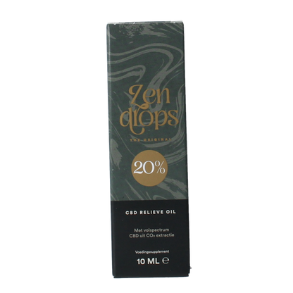 Zendrops CBD olie 20% hennepzaadolie 10.00 Milliliter