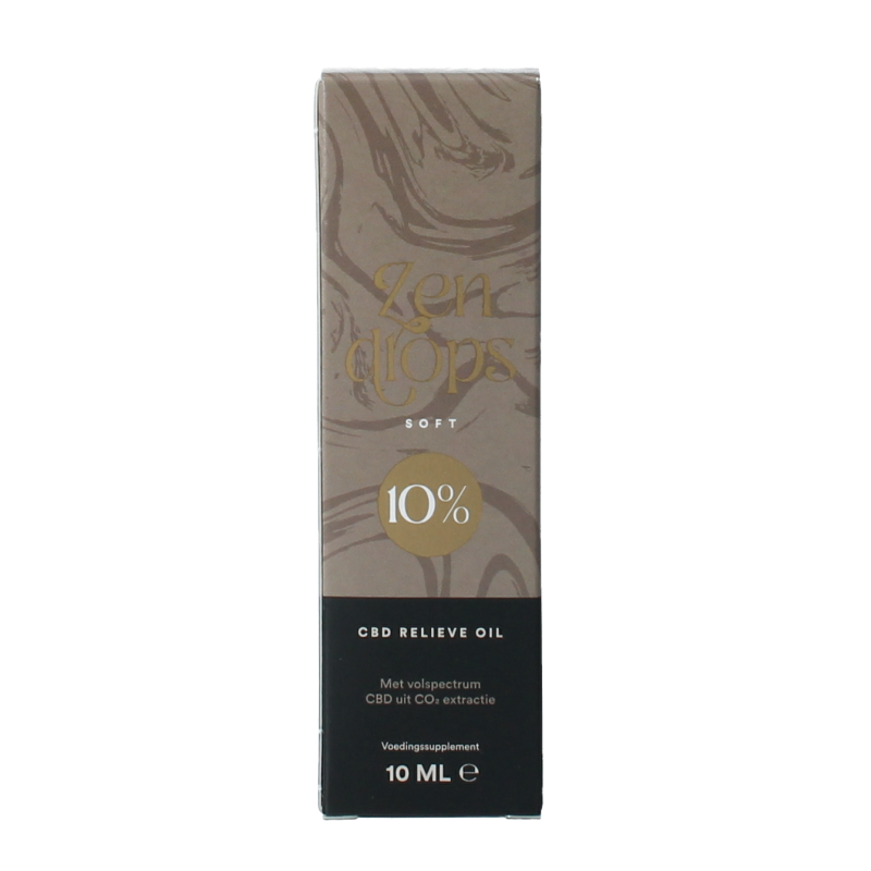 Zendrops CBD relieve oil soft 10% 10 Milliliter