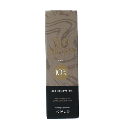 Zendrops CBD relieve oil soft 10% 10 Milliliter