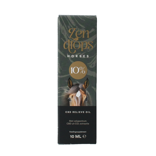 Zendrops CBD relieve oil horses 10% 10 Milliliter