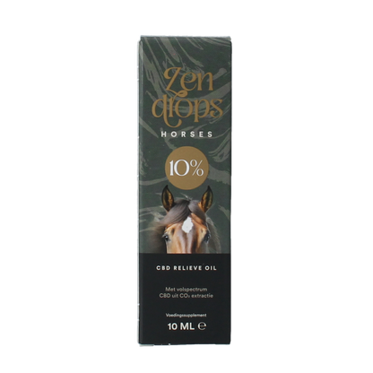 Zendrops CBD olie paarden 10% hennepzaadolie 10.00 Milliliter