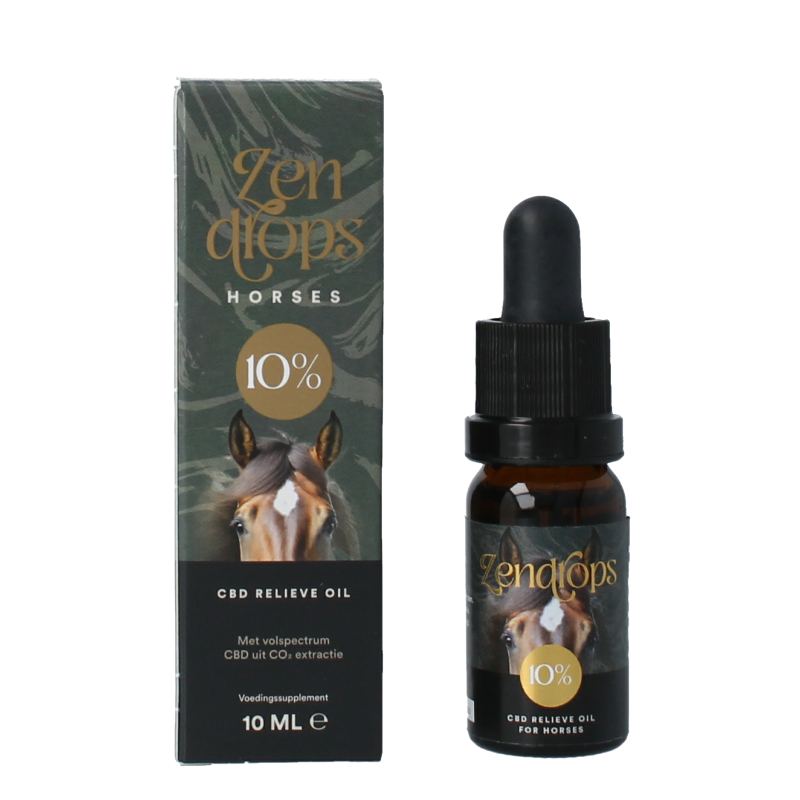 Zendrops CBD relieve oil horses 10% 10 Milliliter