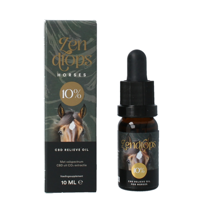 Zendrops CBD relieve oil horses 10% 10 Milliliter