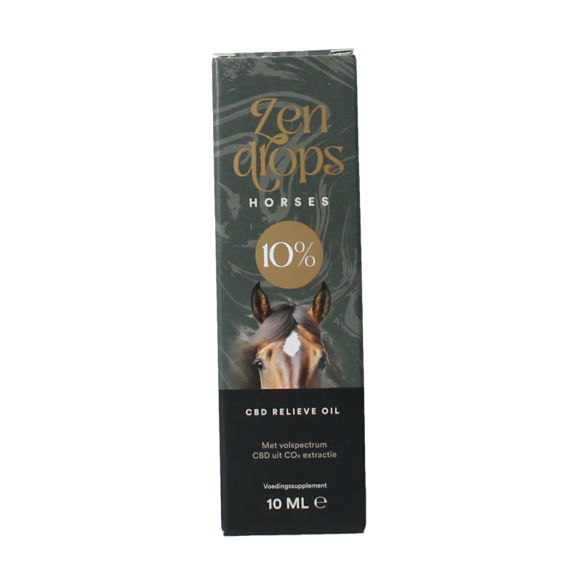 Zendrops CBD relieve oil horses 10% 10 Milliliter