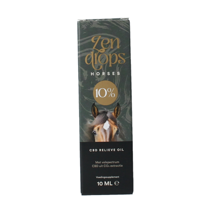 Zendrops CBD relieve oil horses 10% 10 Milliliter