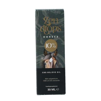 Zendrops CBD relieve oil horses 10% 30 Milliliter