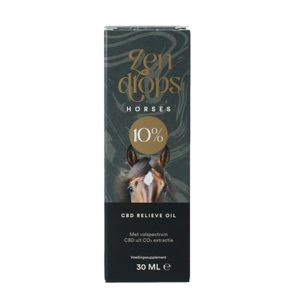 Zendrops CBD relieve oil horses 10% 30 Milliliter