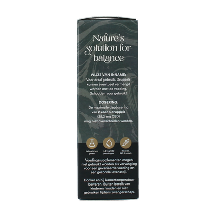 Zendrops CBD olie paarden 10% hennepzaadolie 30.00 Milliliter