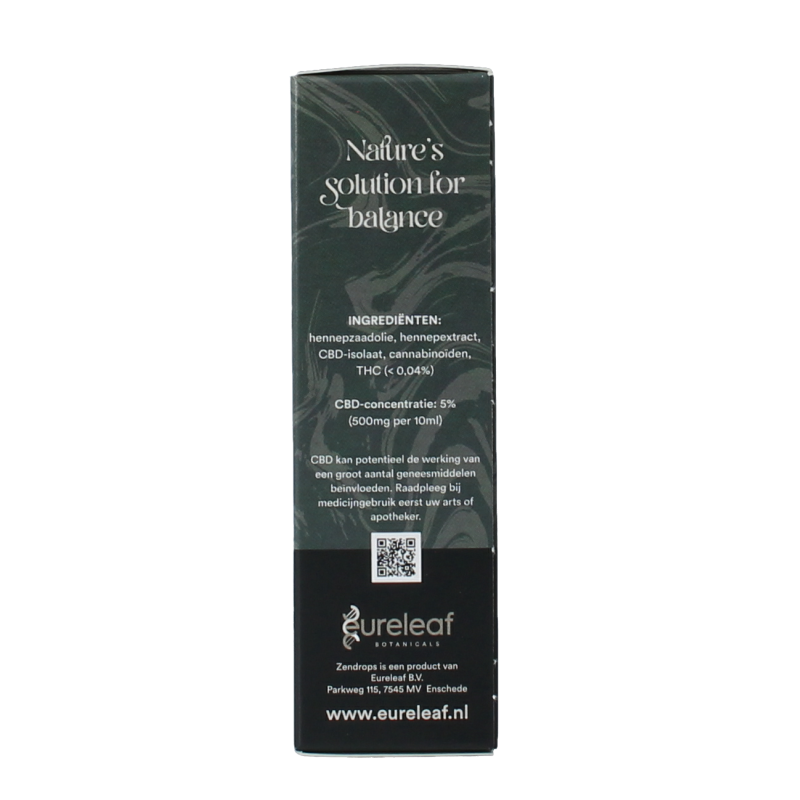 Zendrops CBD relieve oil pets 5% 10 Milliliter