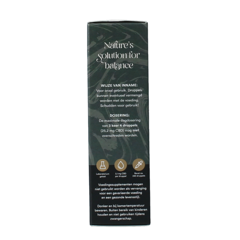 Zendrops CBD relieve oil pets 5% 10 Milliliter