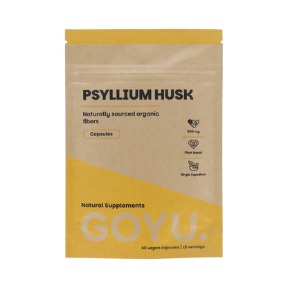 Goyu Psyllium husk vezels bio 60.00 Capsules