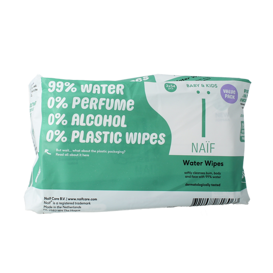 Naif Baby water wipes 3-pack 1.00 Set