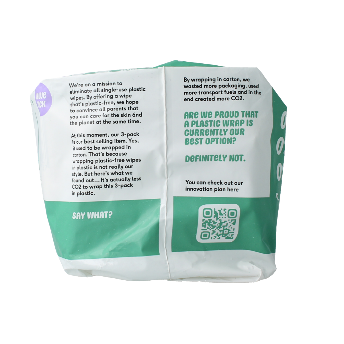 Naif Baby water wipes 3-pack 1.00 Set